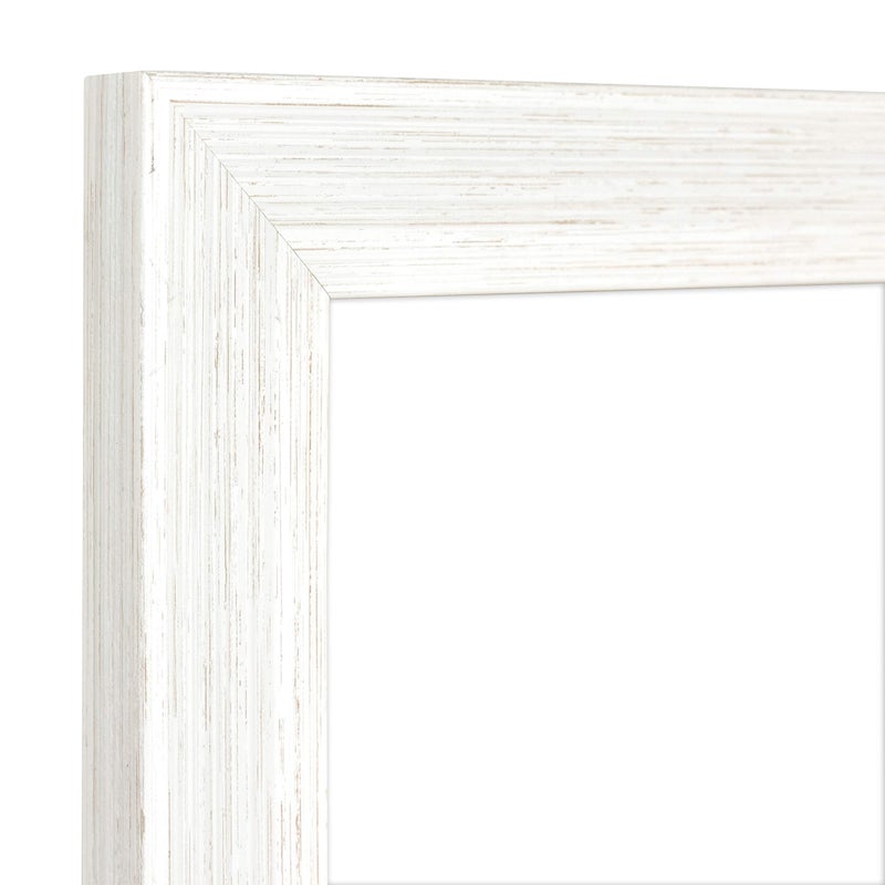 MCS Museum Poster Frame 16x20 White Woodgrain, Vertical & Horizontal Wall Hanging Large Picture Frame for Photos, Posters & Art Prints (1-Pack) - Image 3